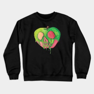 Water Color Poisoned Apple Crewneck Sweatshirt